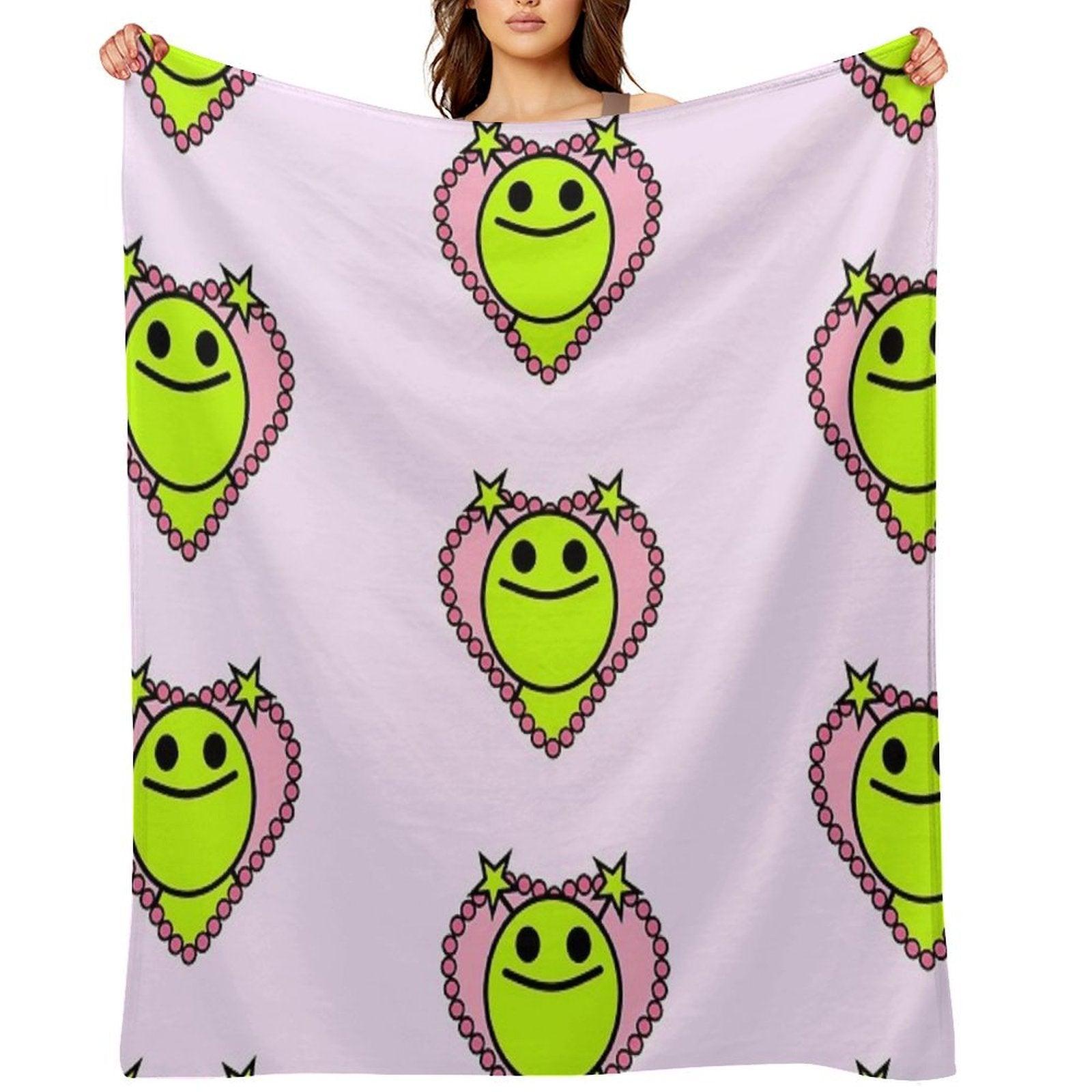 Dottie Green Alien Throw Blanket