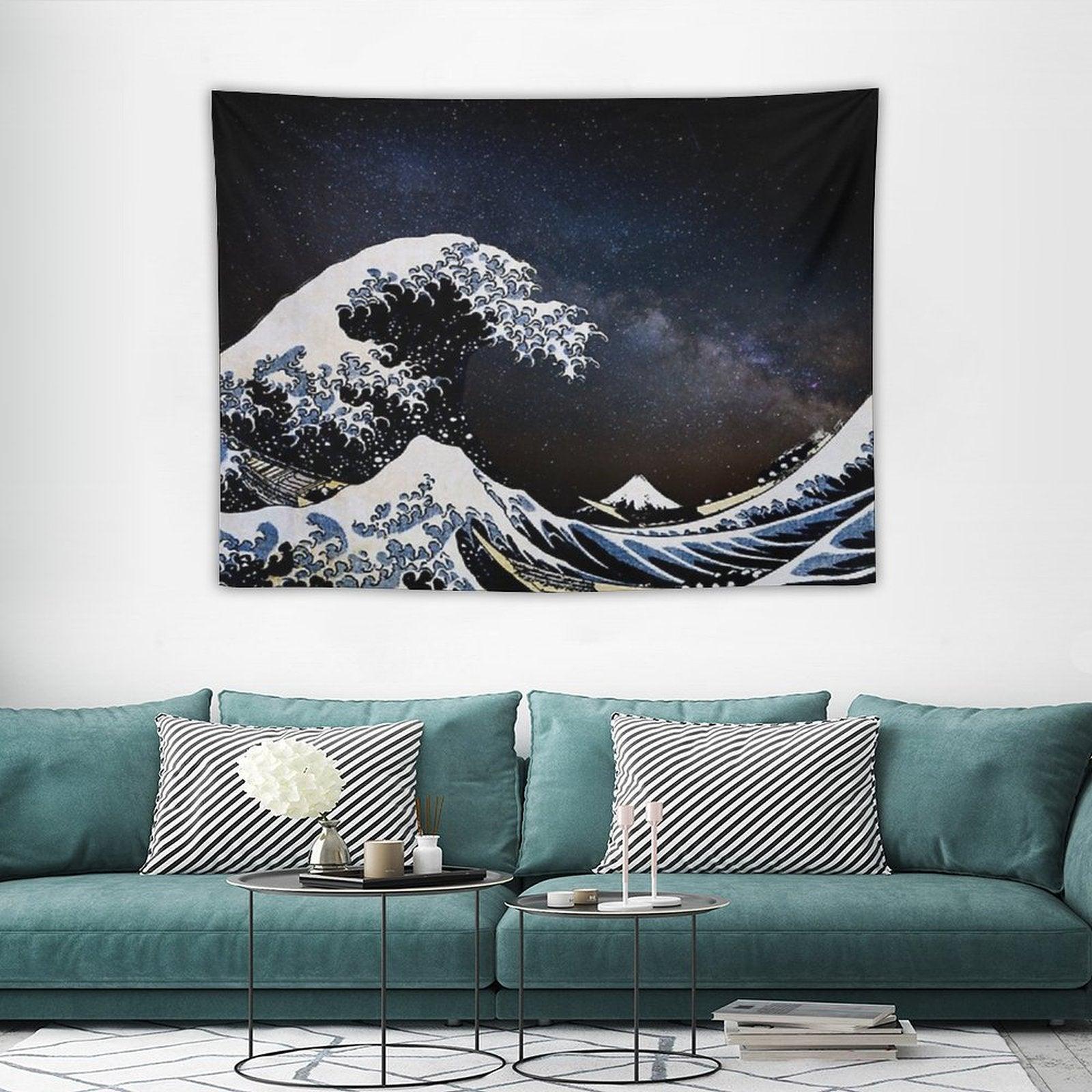 Kanagawa Wave in Space Tapestry