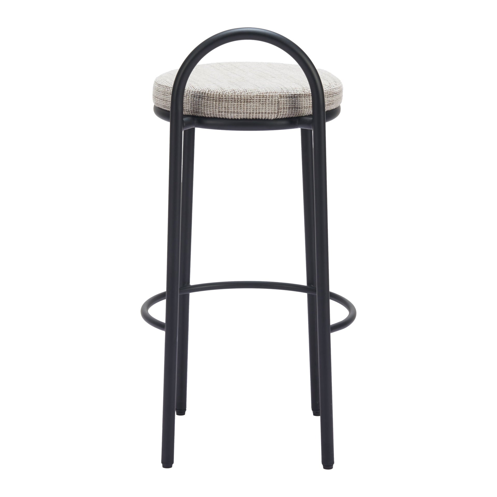Sisal Barstool (Set of 2) Beige Tweed