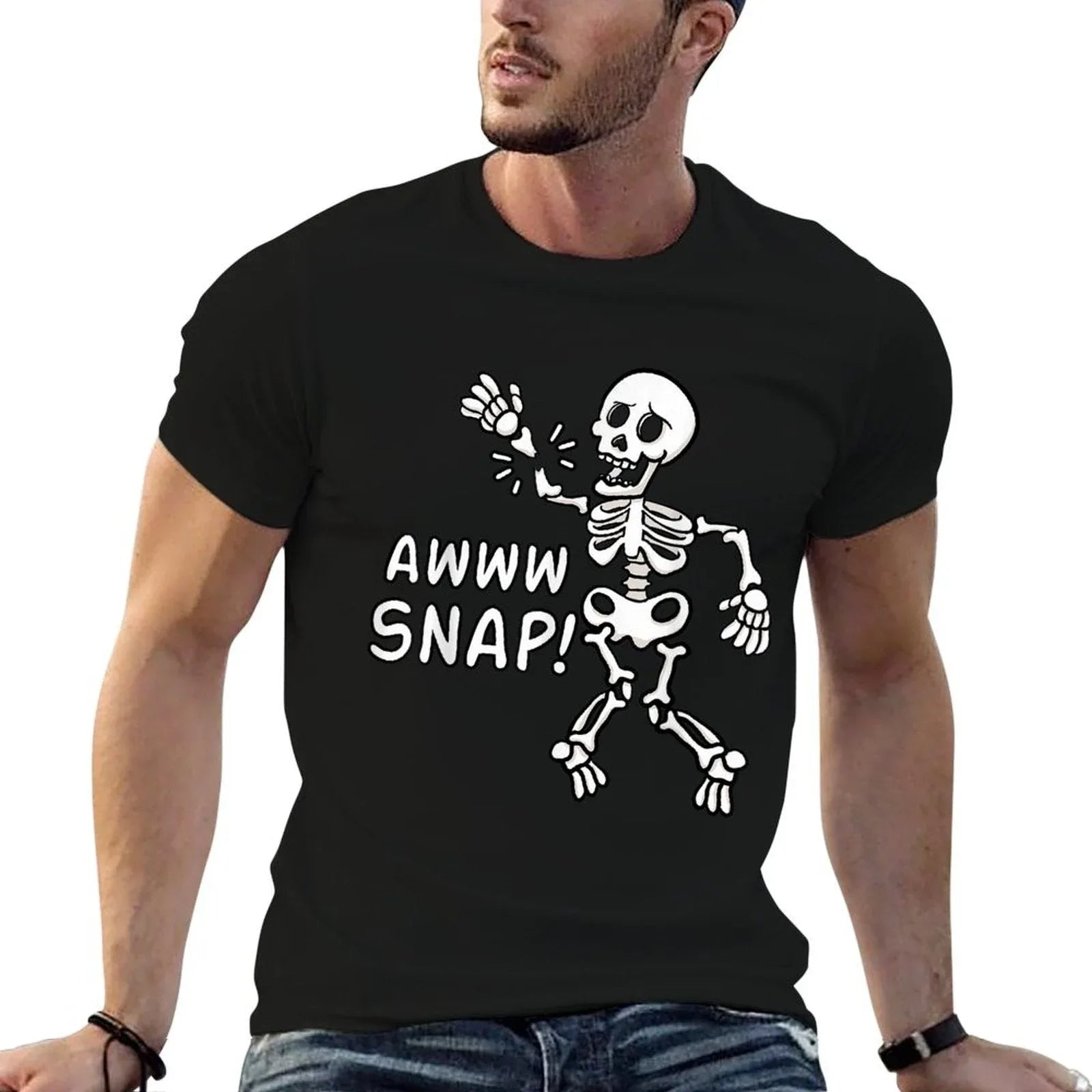 Aw Snap Broken Arm Skeleton Injury Wrist Surgery Recovery T-Shirt