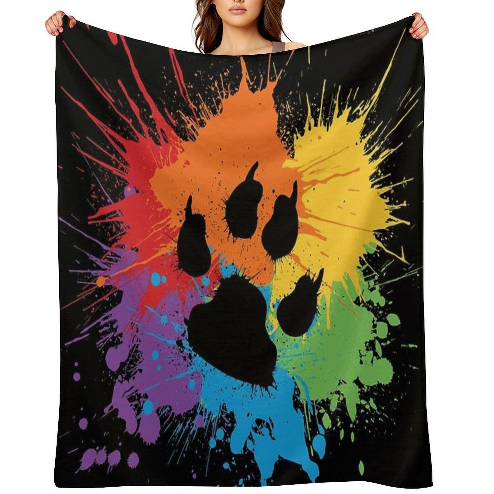 Paw Pride Dark 2019 Throw Blanket