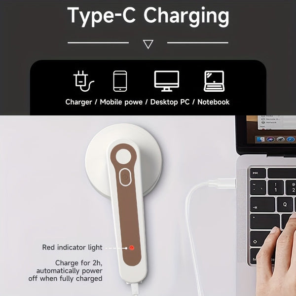 Portable Rechargeable Lint Eraser with Cleaning Brush, Effective Fabric Scraper for Furniture and Carpets, Removes Lint Balls, USB Rechargeable Electric Lint Eraser, Portable Clothing Shaver for Sweaters, Blankets, Carpets an DSers Fulfillment