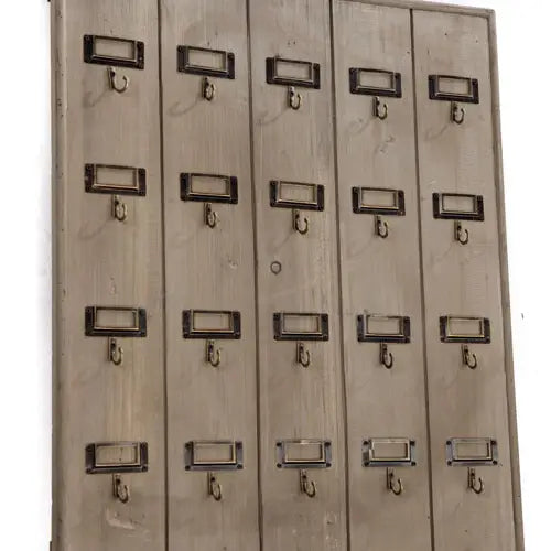 Rustic Recycled Pine Hotel Keyrack