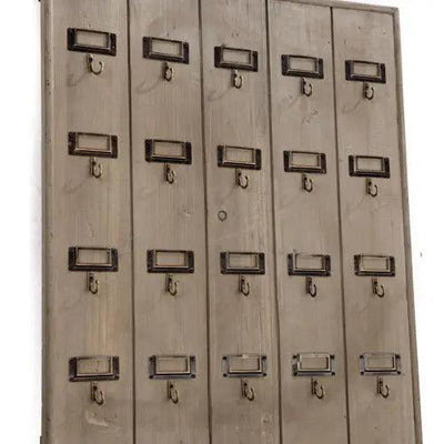 Rustic Recycled Pine Hotel Keyrack