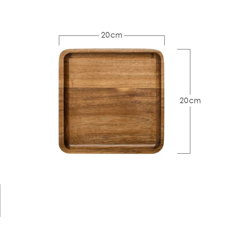 Artisan Japanese Wooden Dish Set - Elegant Dining Experience GOODSPHORIA.COM