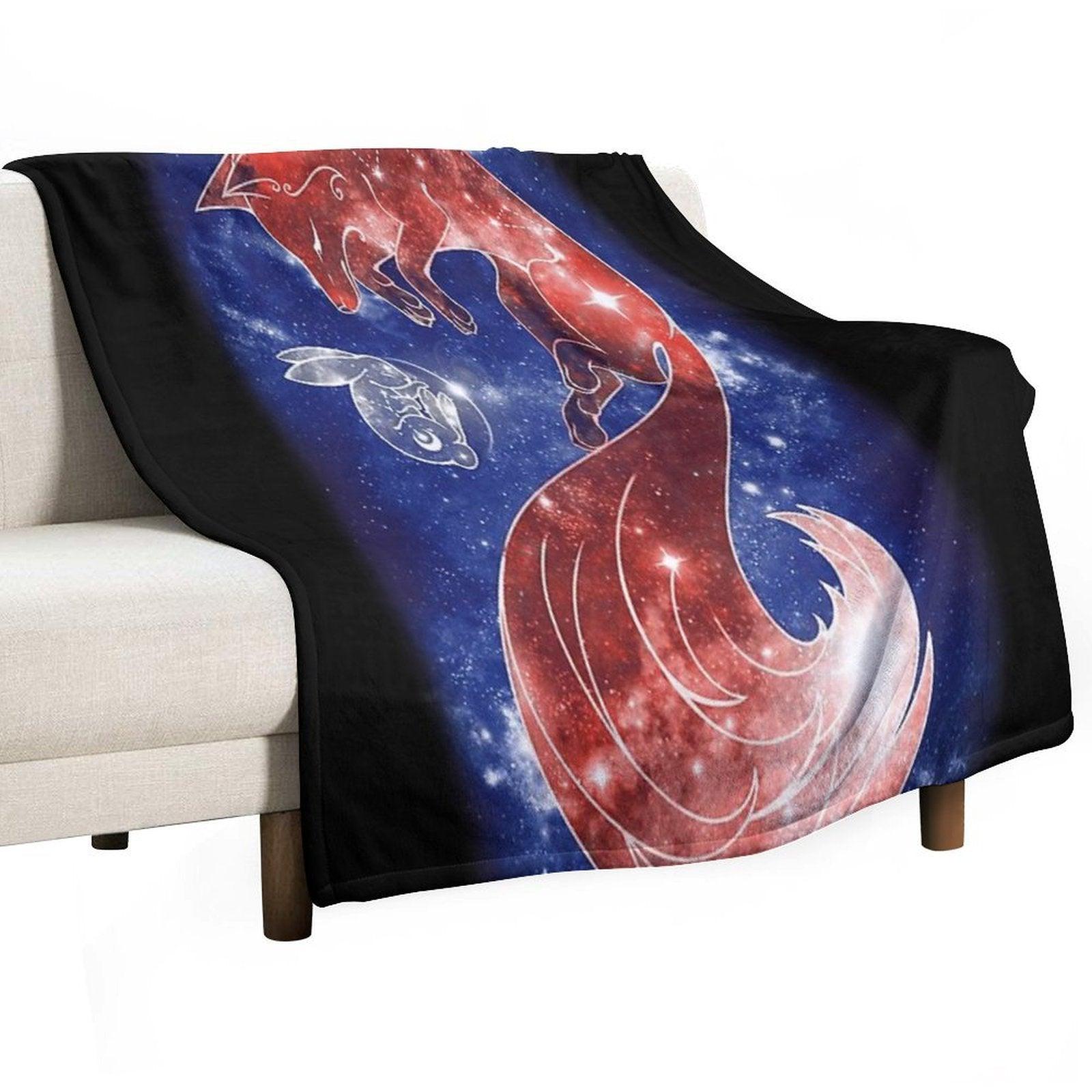Sleeping Moon Throw Blanket