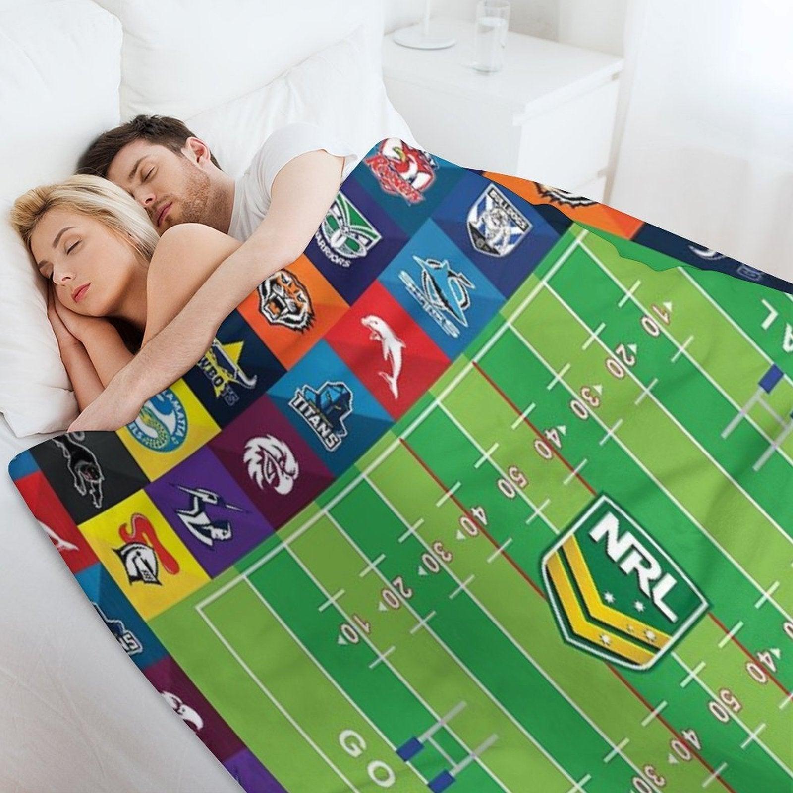 Nrl Teams Oval Throw Blanket