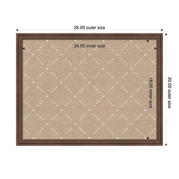 Pinboard Beige Lattice Pattern