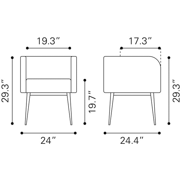 Horbat Dining Chair Black