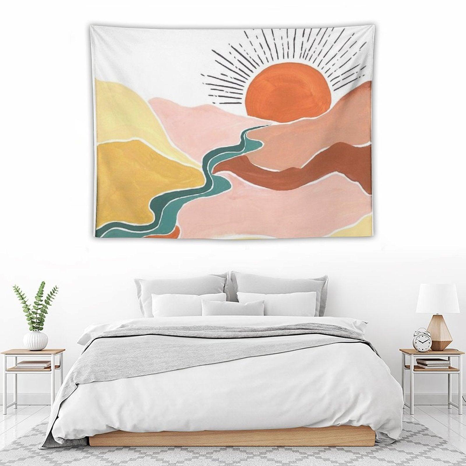 Sunrise Over Valley Tapestry