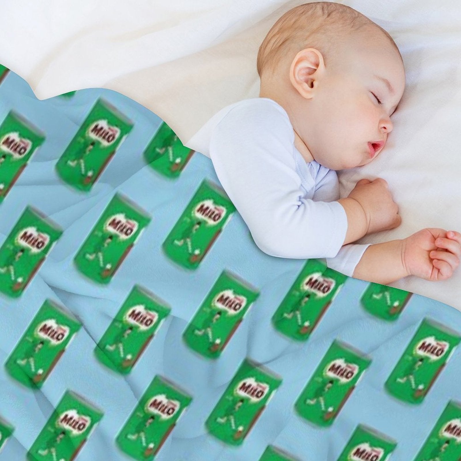 Milo Chocolate Powder Quick-dry Throw Blanket