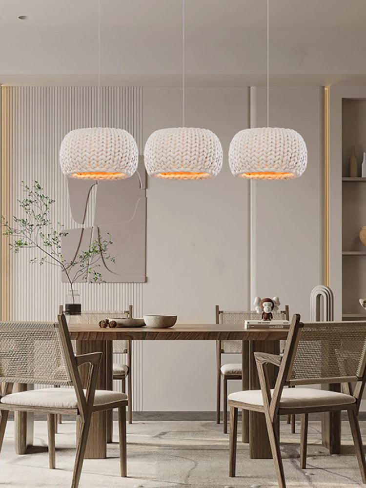 Japanese-style Ceiling Rope Art Chandelier