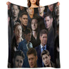 Dean Winchester Collage Throw Blanket
