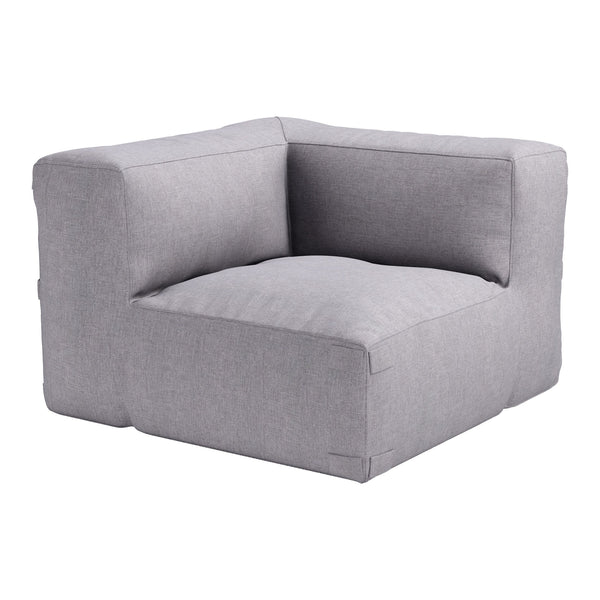 Luanda Corner Chair Gray