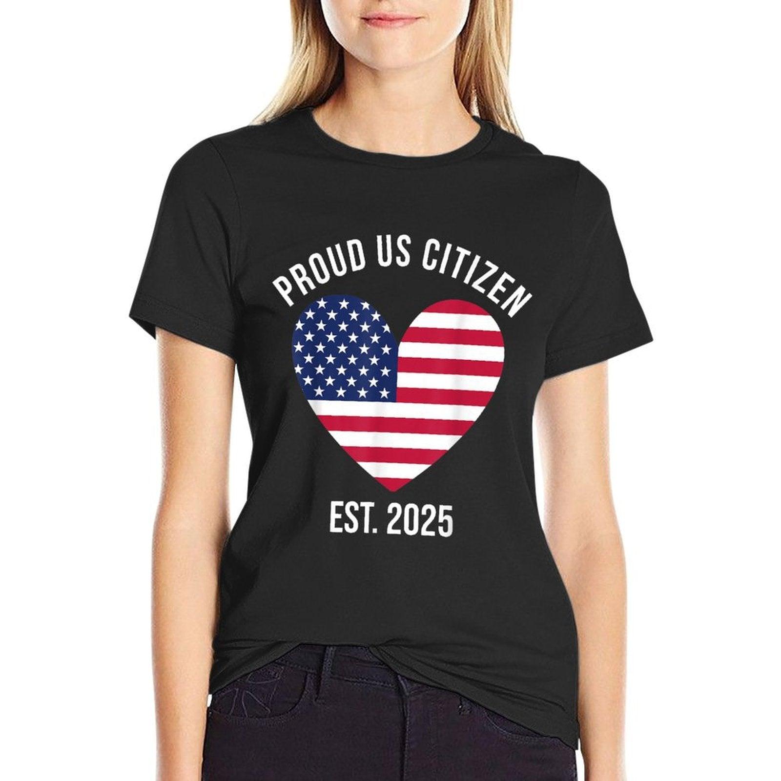 US Citizenship 2025 Decoration American New USA Citizen T-Shirt