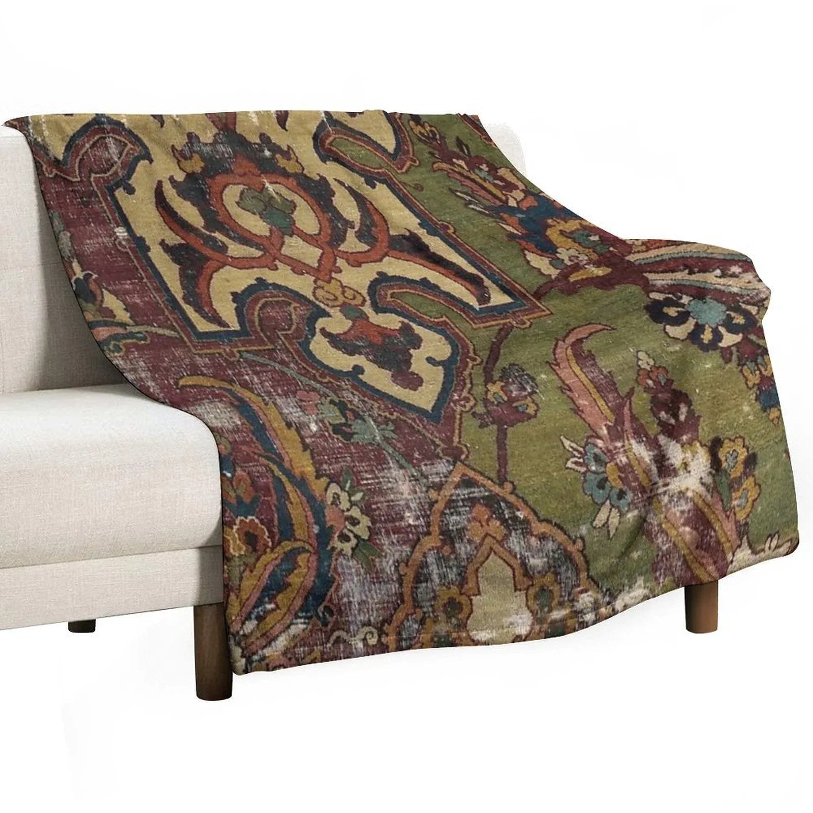 Antique Kilim 13 Throw Blanket