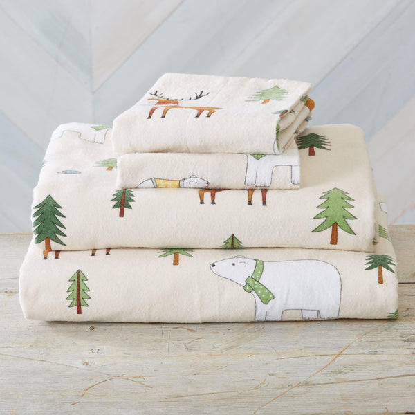 4-Piece Turkish Cotton Flannel Sheet - Stratton Collection