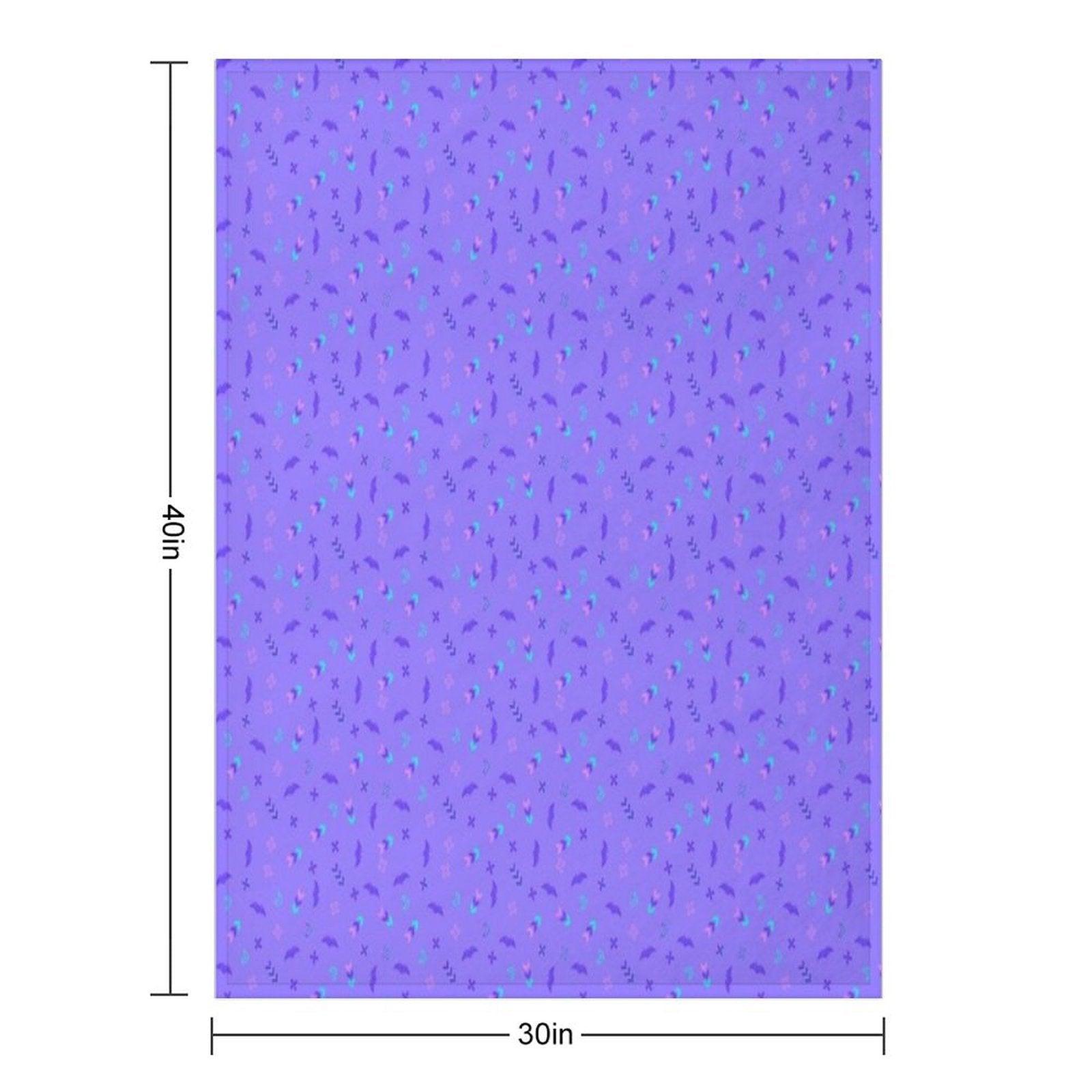 Koops Glitch Pattern Throw Blanket