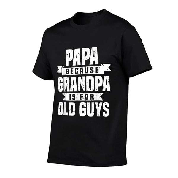 Funny Papa Art For Grandpa Men Dad Grandfather Father's Day T-Shirt