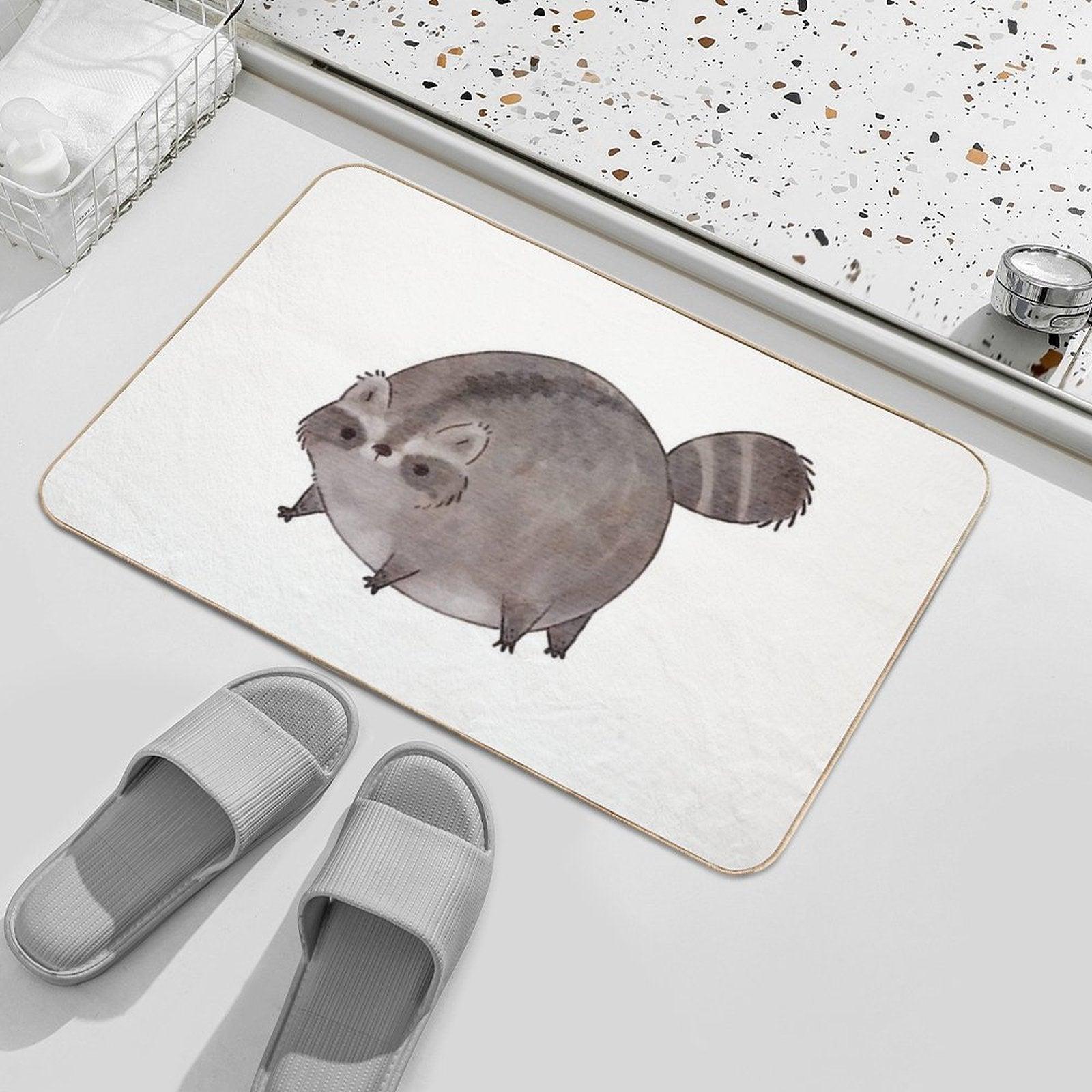 Chubby Trash Panda Bath Mat