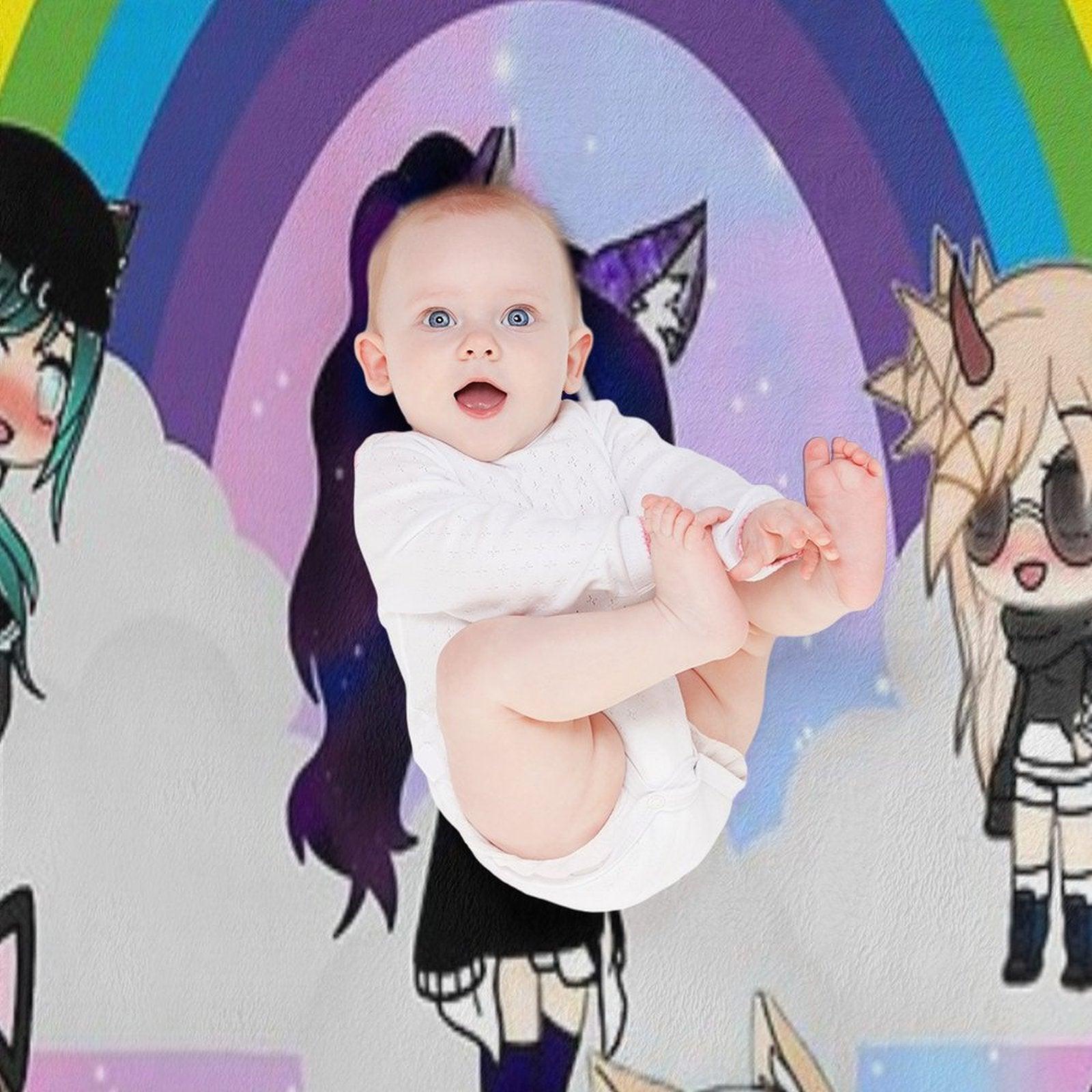 Gacha Life  Anime Pack Throw Blanket