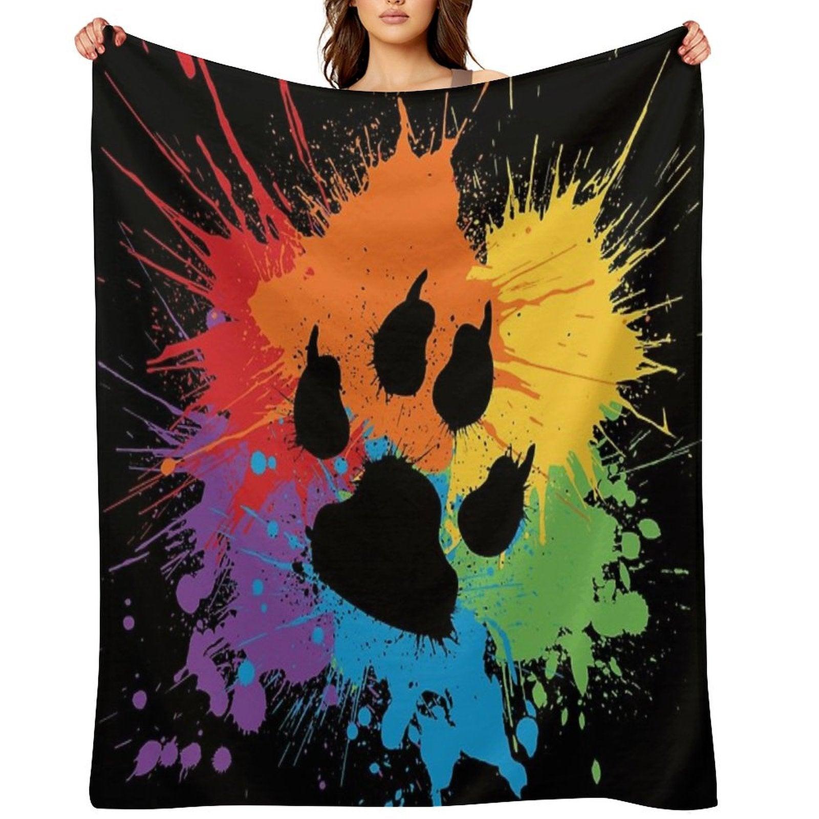 Paw Pride Dark 2019 Throw Blanket