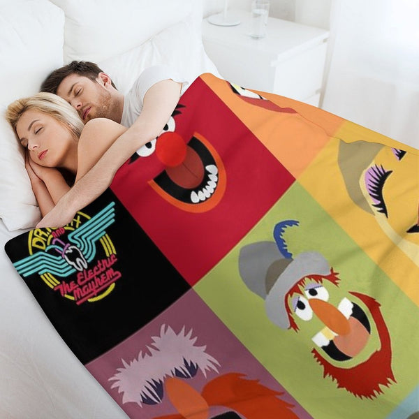 Dr. Teeth And The Electric Mayhem Anti-pilling Throw Blanket