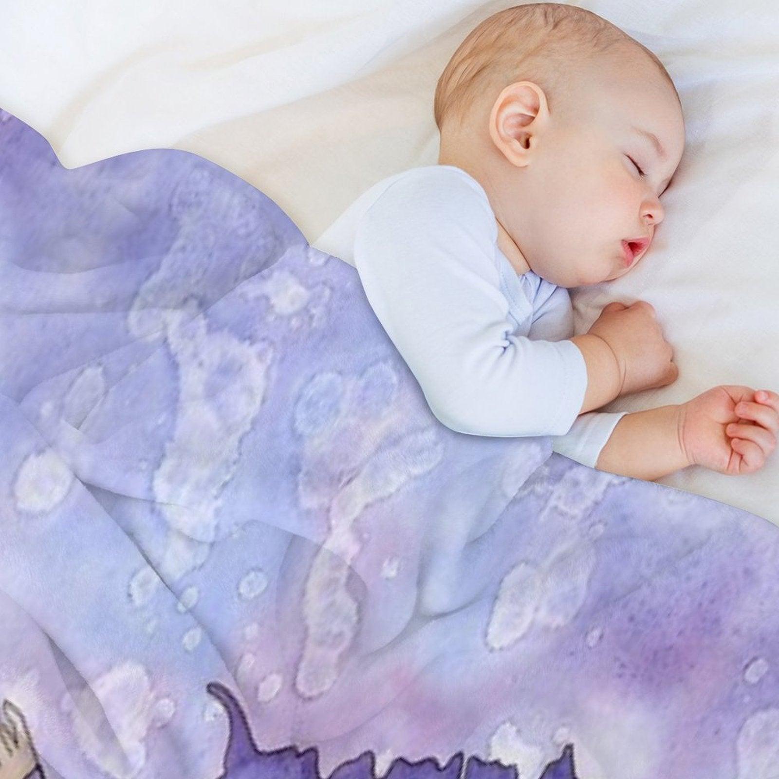 Bubble Rider Throw Blanket