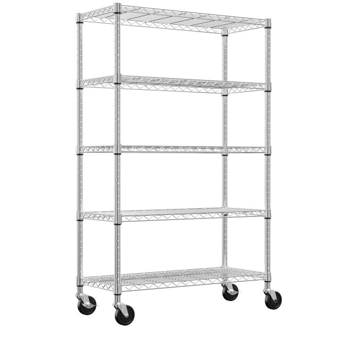 5-Shelf Heavy Duty Metal Storage Shelving Unit