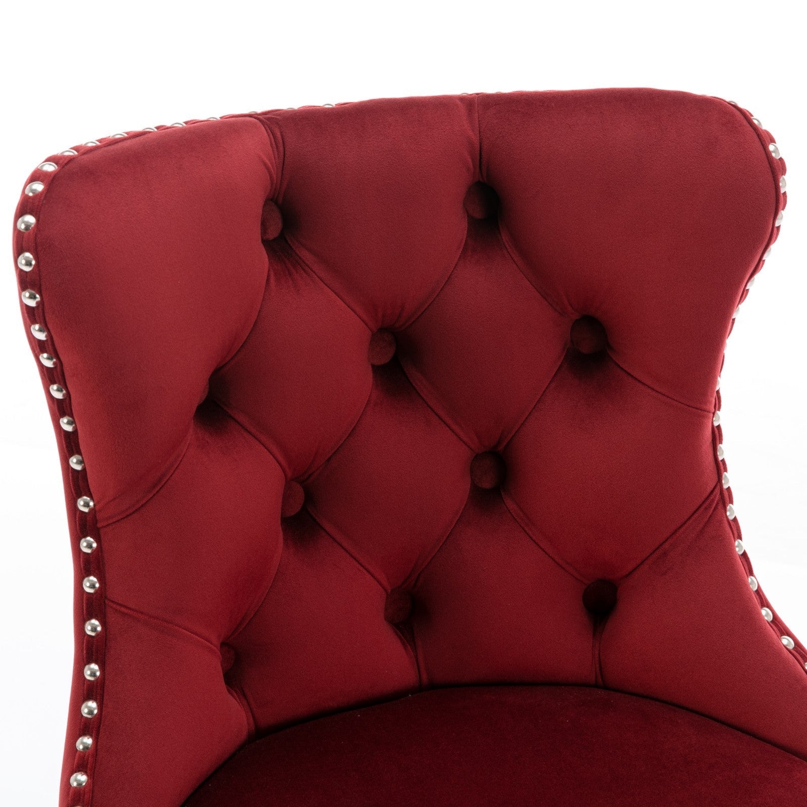 Modern Velvet Swivel Barstools with Adjustable Seat Height and Chrome Base