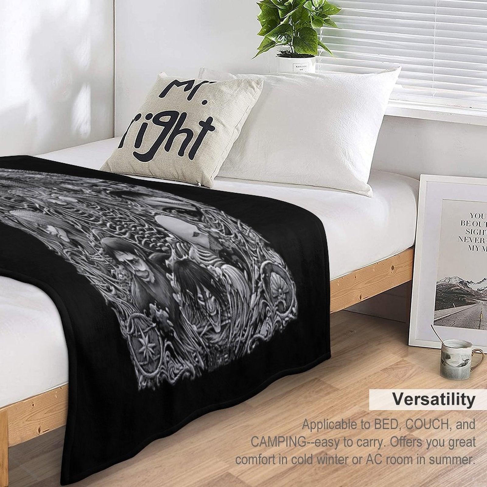 Roots Skull Throw Blanket