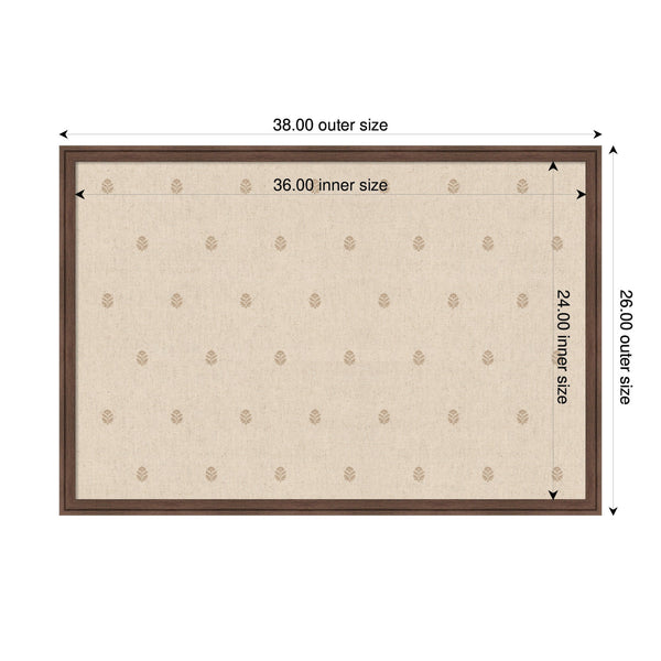 Pinboard Beige Botanical Block Print