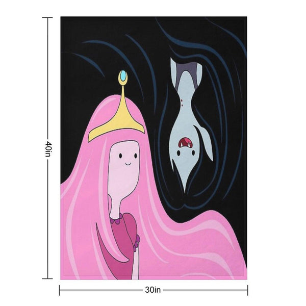 Princess Bubblegum And Marceline Throw Blanket