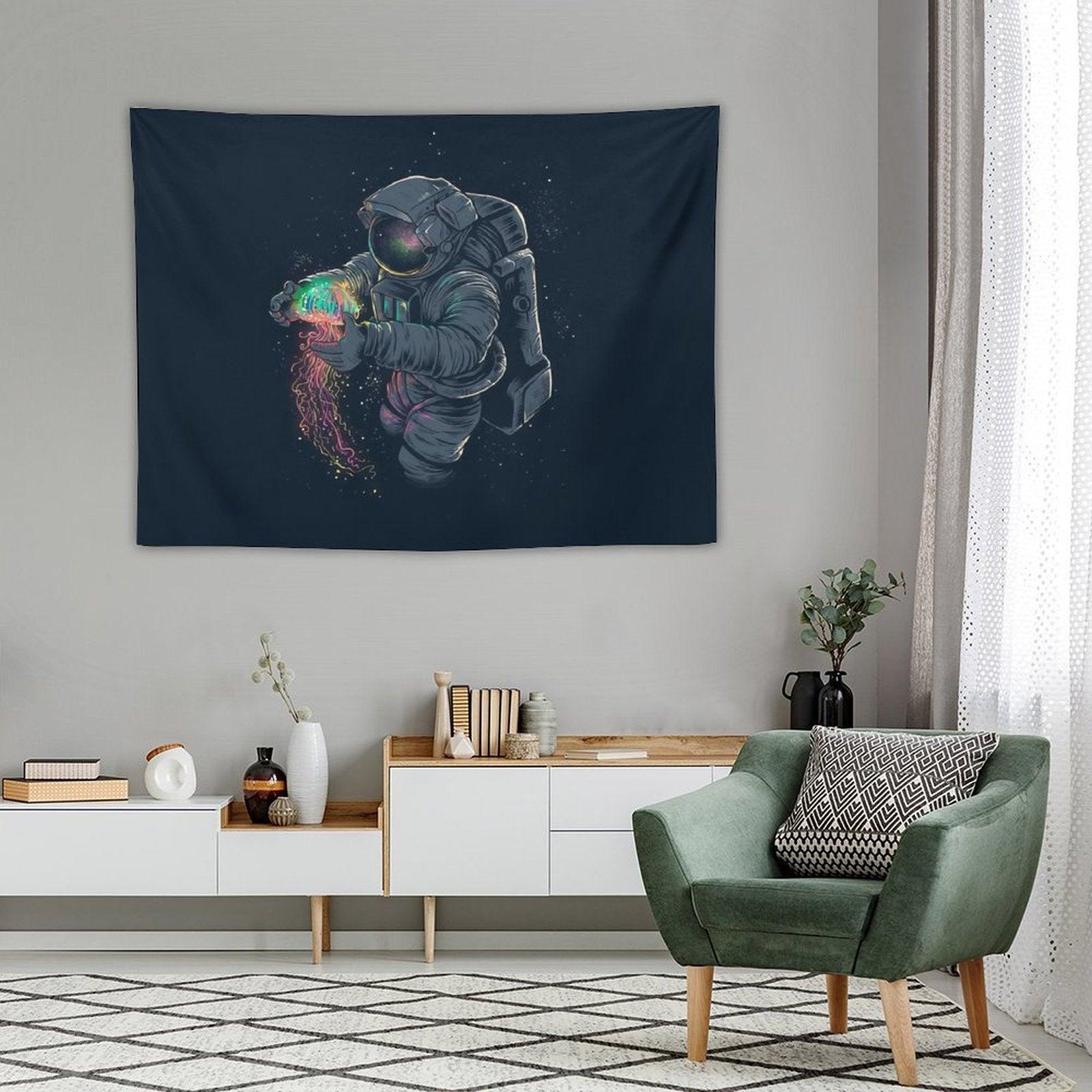 Astronaut Jellyspace Tapestry