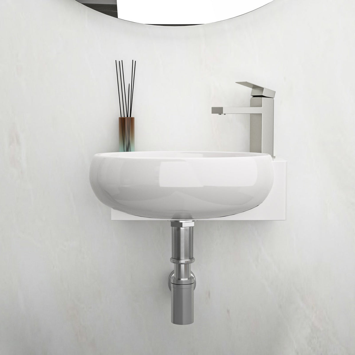 16.5x11 Inch Ceramic Bathroom Sink