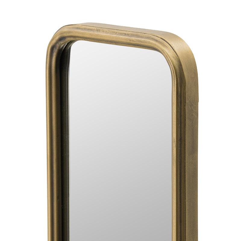 Gold Narrow Slim Full-Length Wall Mirror