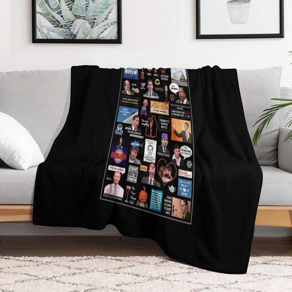The Office US Montage Gift-ready Throw Blanket