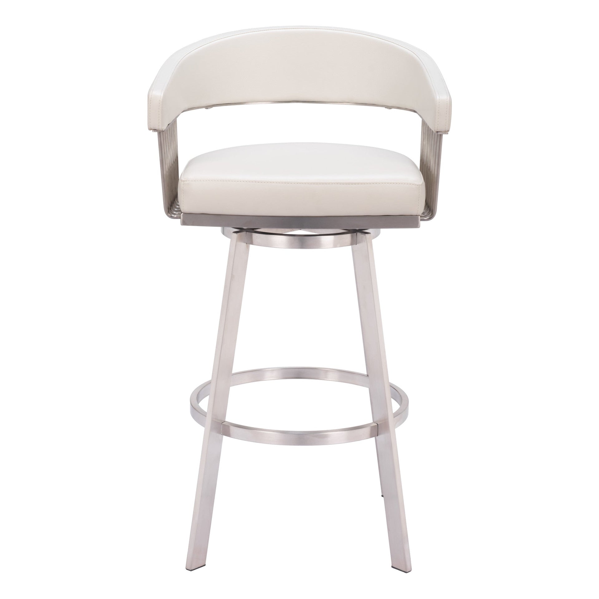 Bantry Swivel Barstool White