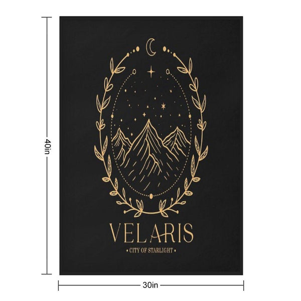 Acotar Velaris City Of Starlight The Night Court Throw Blanket