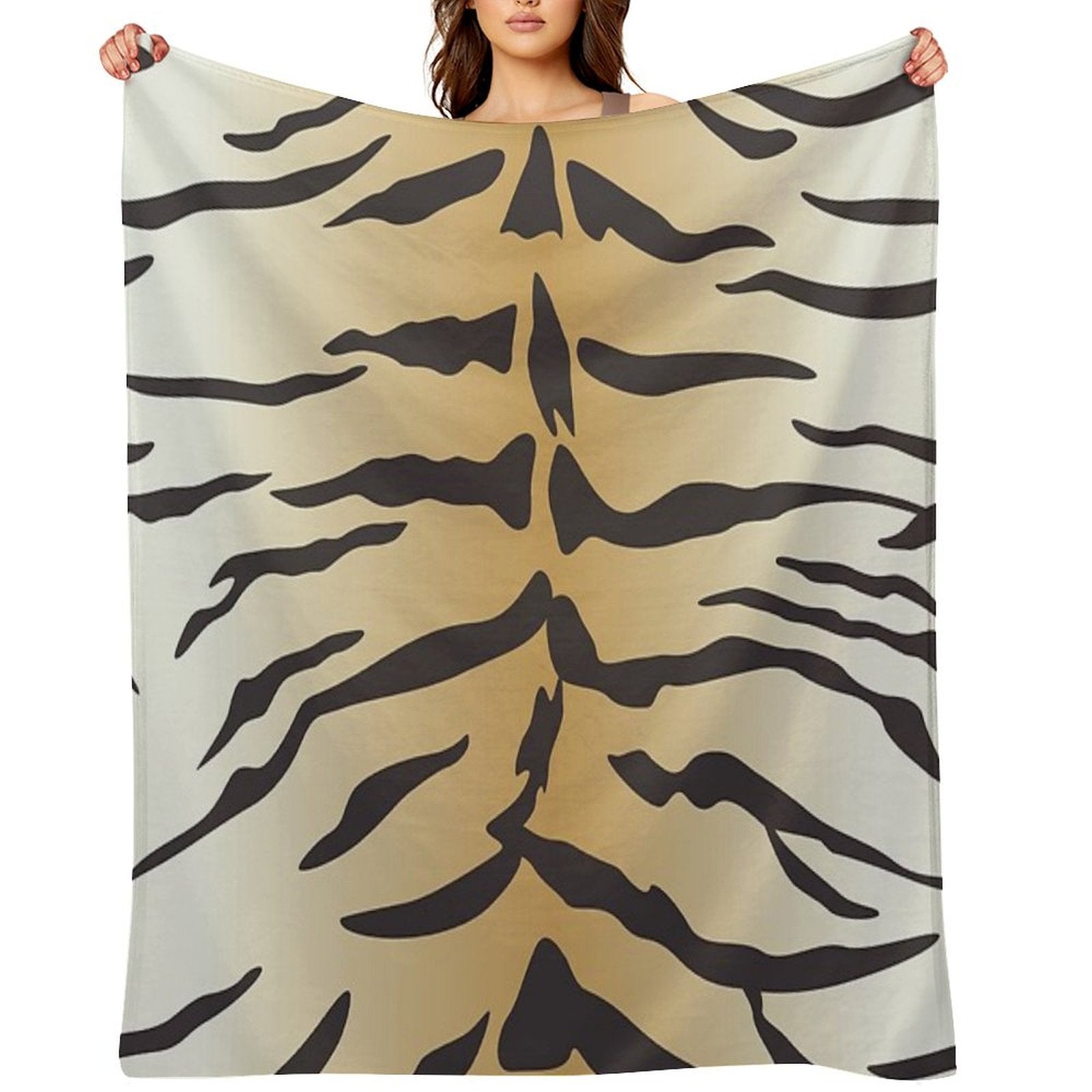 Tiger Animal Print 2 Comfort Throw Blanket