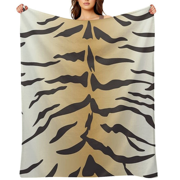 Tiger Animal Print 2 Comfort Throw Blanket