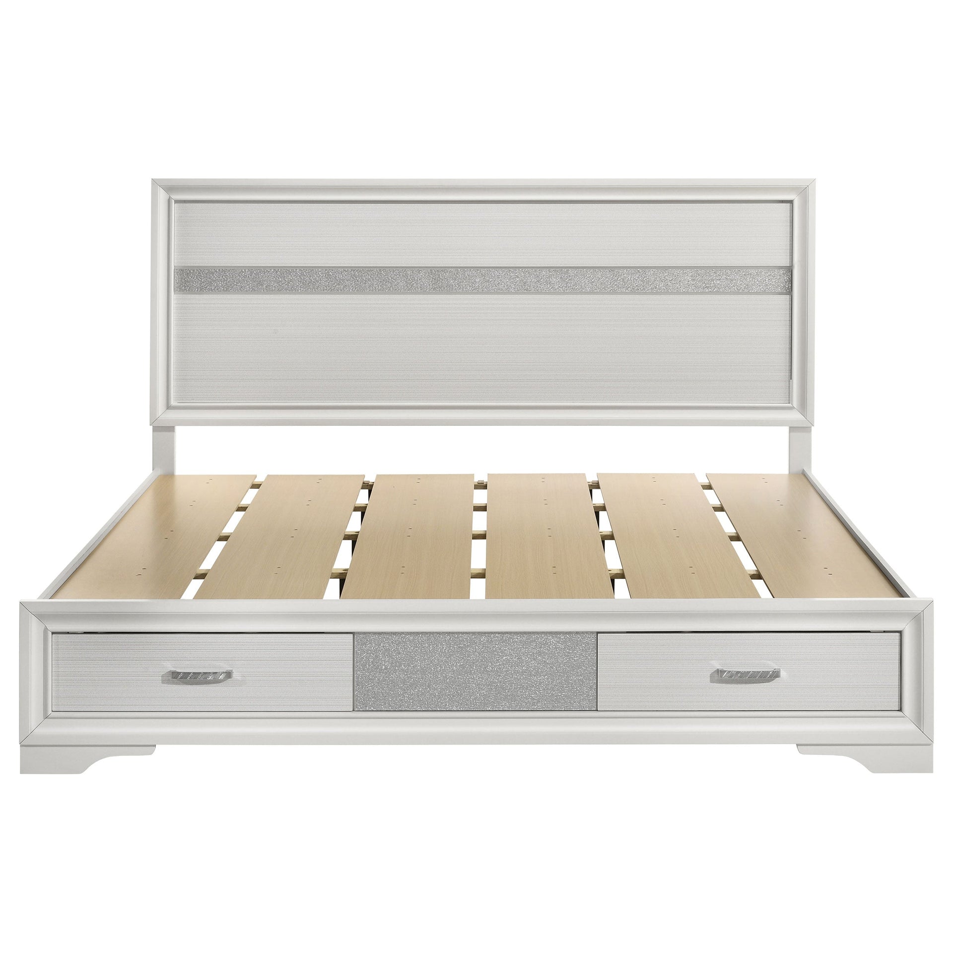 May 2-Drawer Platform Eastern King Storage Bed
