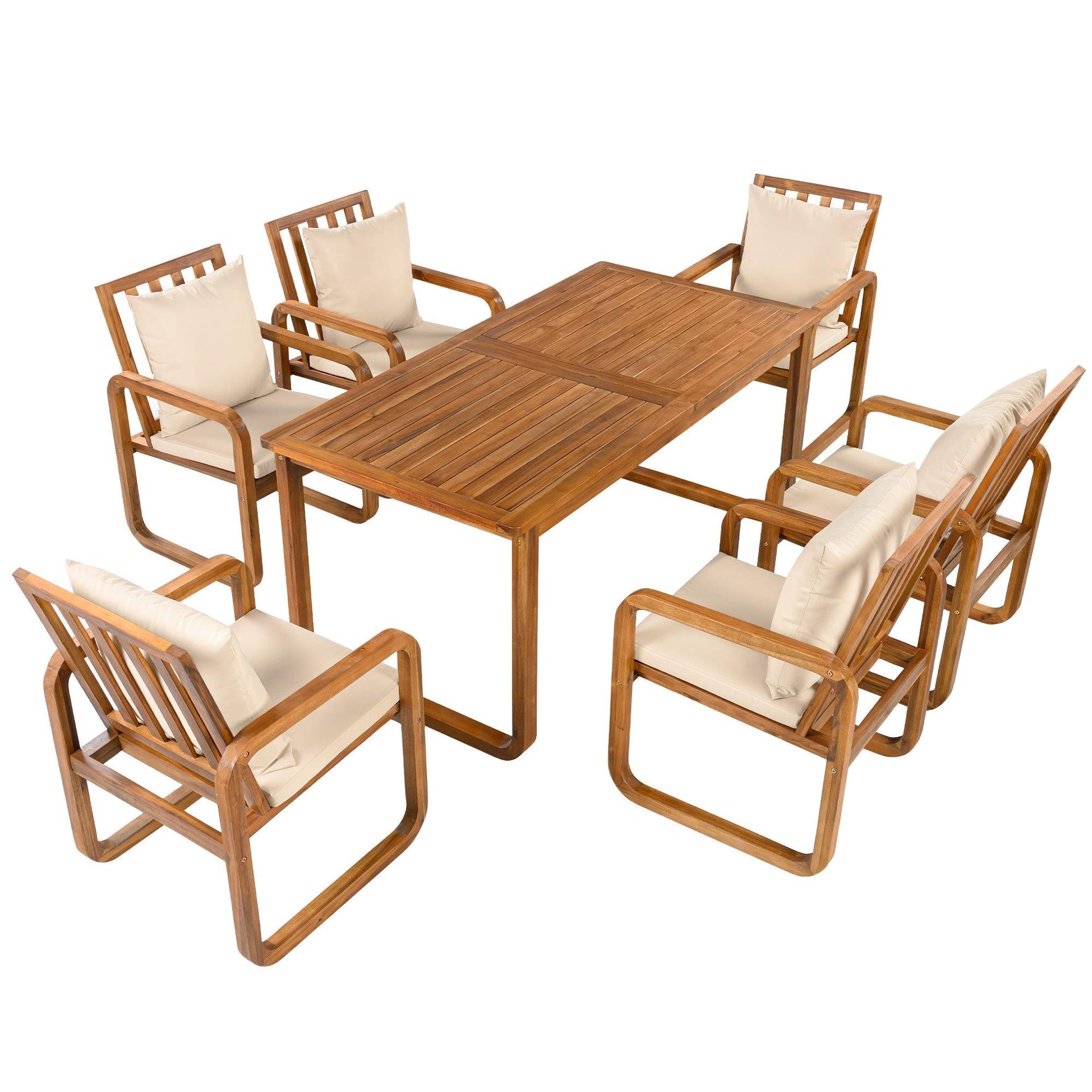 7 Pieces Patio Dining Set