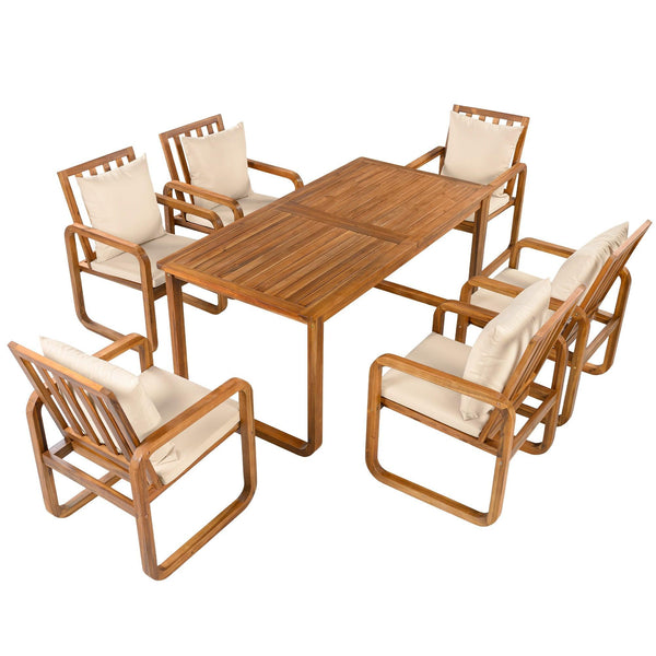7 Pieces Patio Dining Set