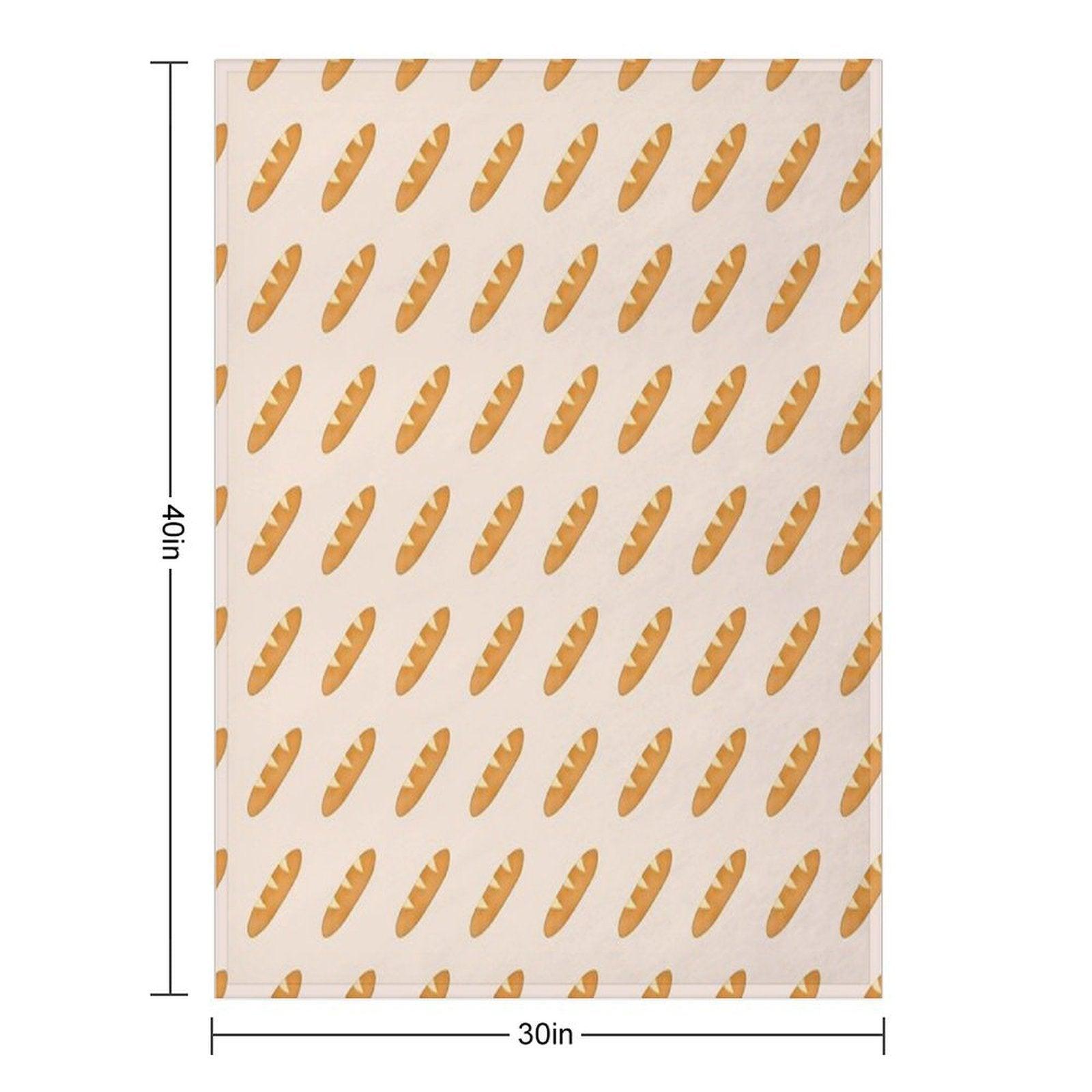 Baguette Throw Blanket