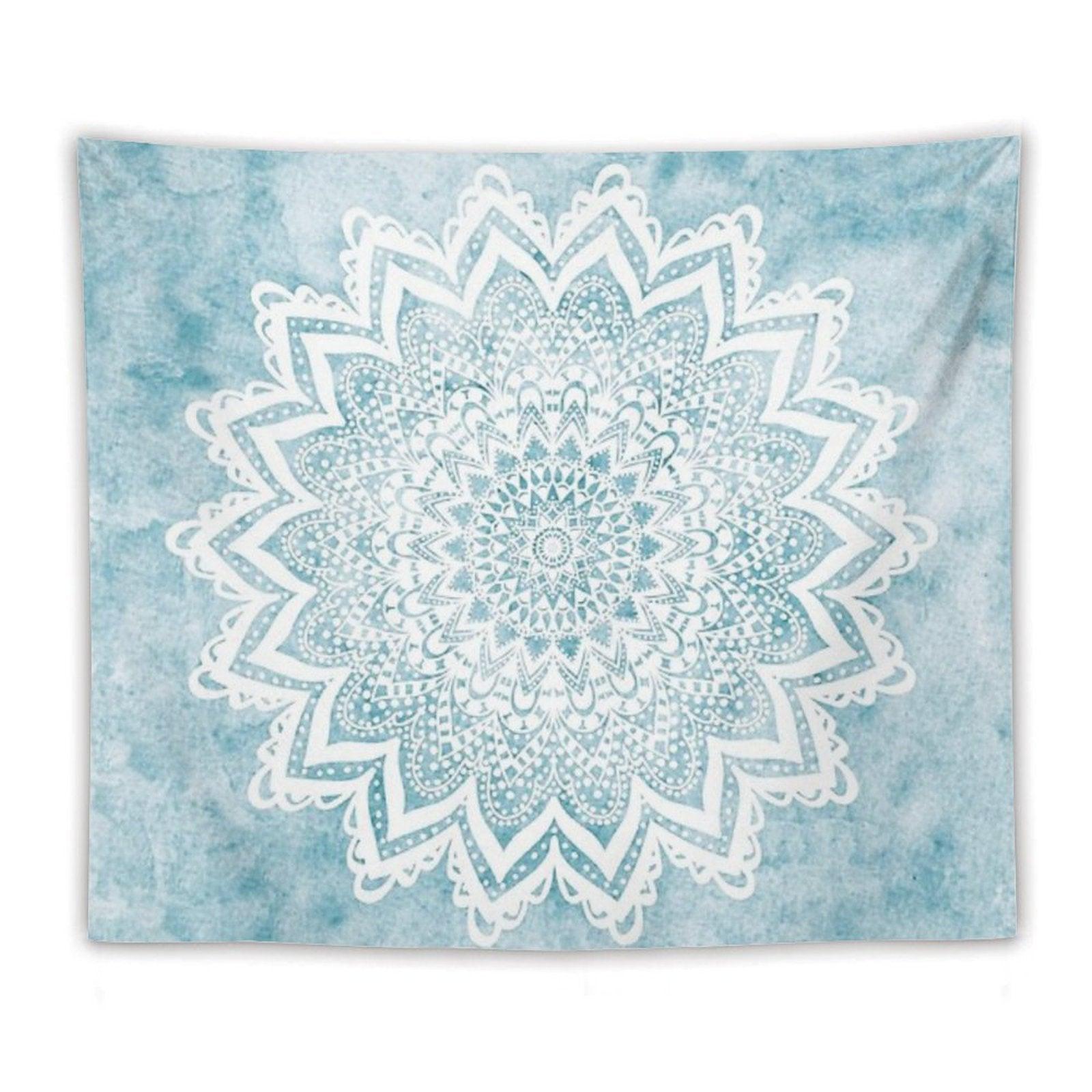 MANDALA SAVANAH LIGHT BLUE Tapestry
