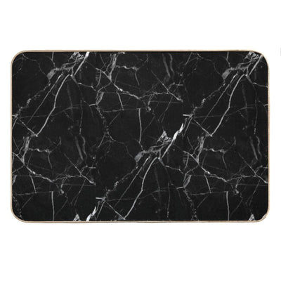 BLACK MARBLE Bath Mat