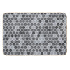 Grey Hexagon Bath Mat