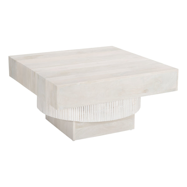 Trani Coffee Table Whitewashed ZUO Store