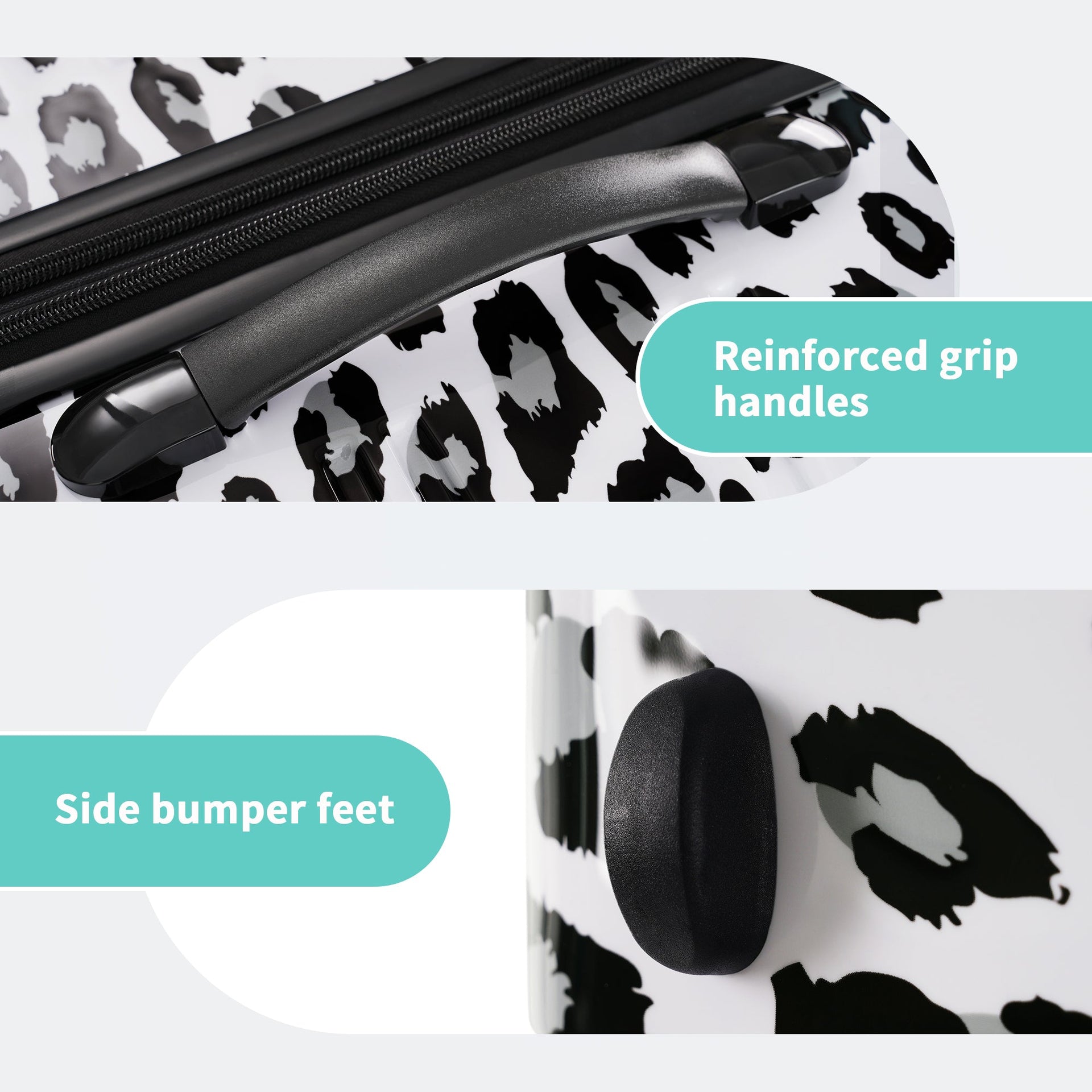 Hardshell Luggage Sets 3 pcs Spinner Suitcase with TSA Lock Lightweight-20'+24'+28' Luggages